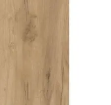 Kraft Eiche Gold/Weiß