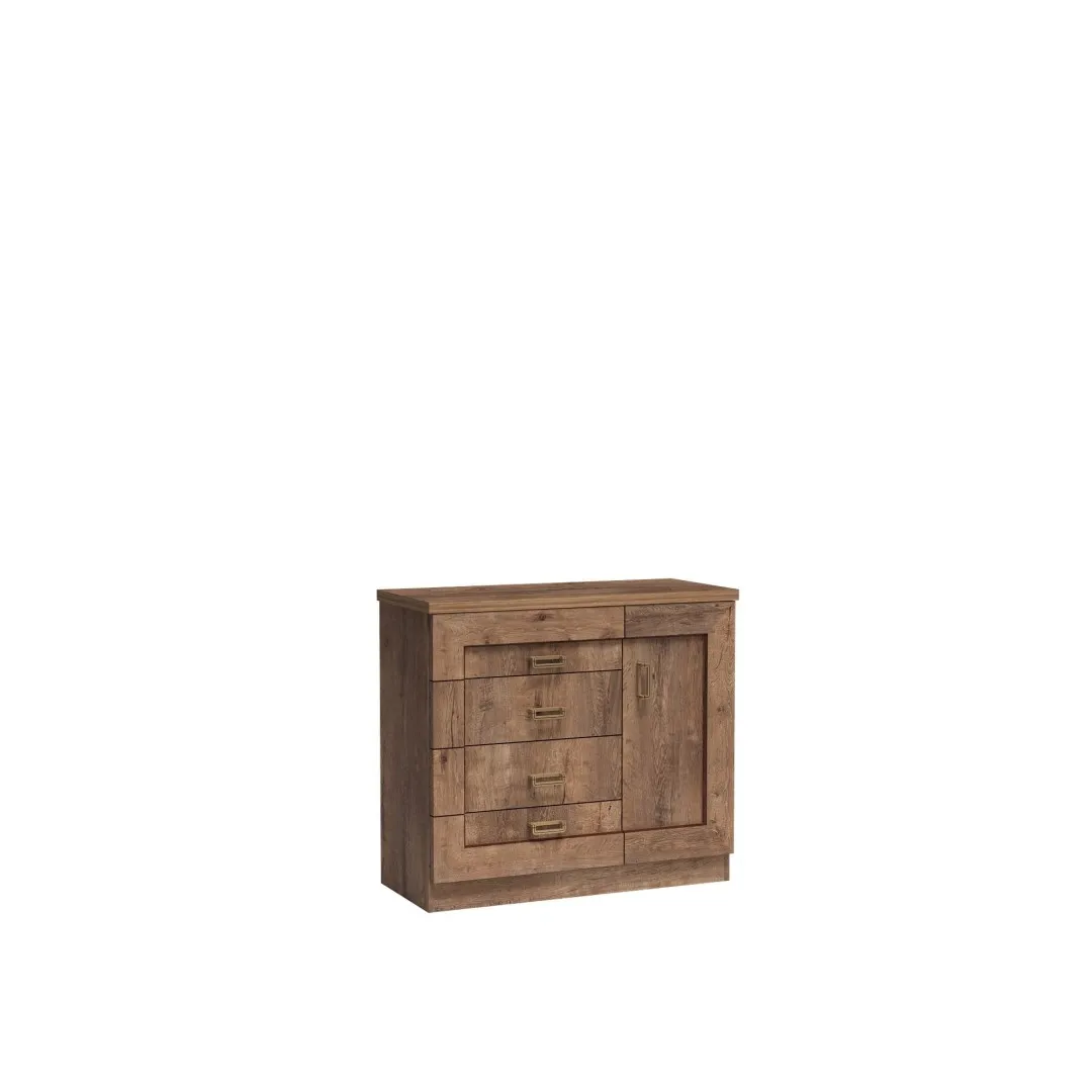 Kommode KLASI, 100 cm, in der Farbe Lefkas-Eiche