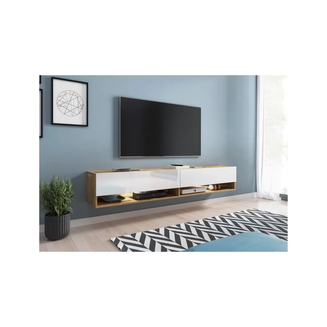 Fernsehschrank "ANNE" mit Hochglanzfronten