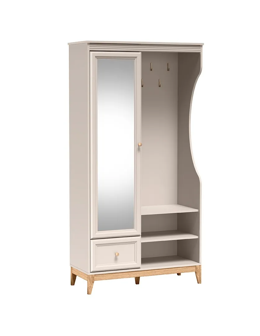Kleiderschrank DUBAI – ein moderner Spiegelschrank für den Flur und das Schlafzimmer