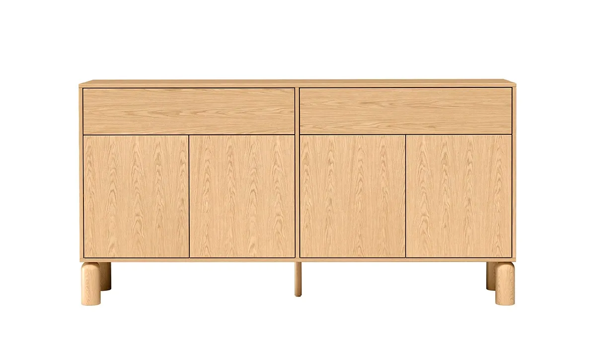 Kommode SORIA 1, 180 cm, 4-trg., 2 Schubkasten