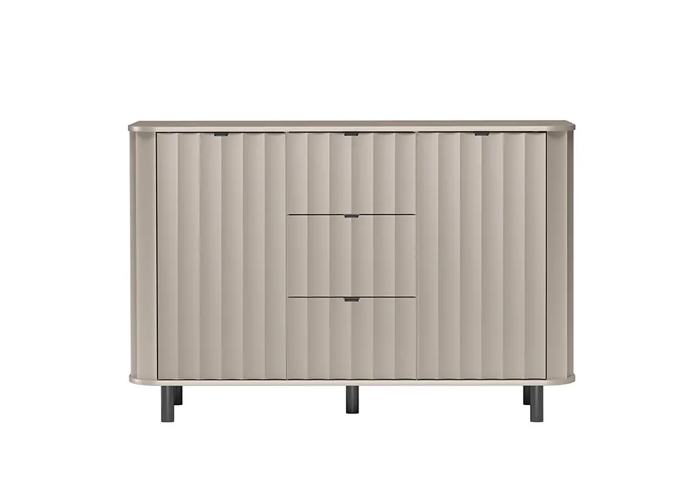 Kommode NOVARA 1, 137,2 cm, 2 Türen, 3 Schubladen