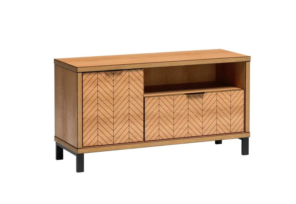 TV-Moebel FONTE 7, 117,5 cm, 1 Tür, 1 Schublade