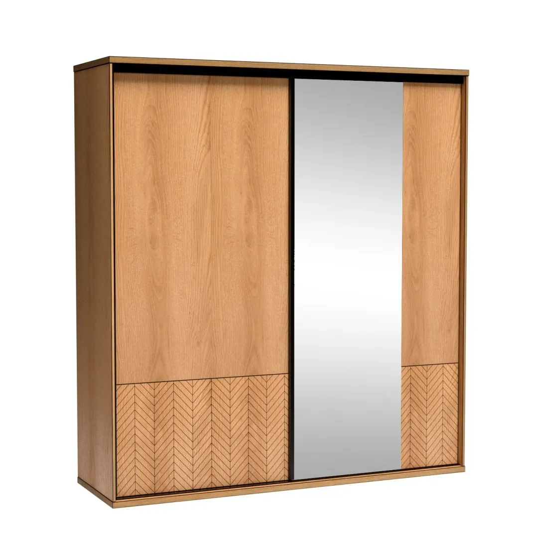 Großer Kleiderschrank FONTE 11, 199 cm, Schiebetüren