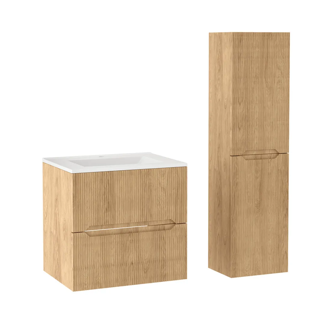 Badezimmermöbel-Set ORLEAN mit Waschbecken