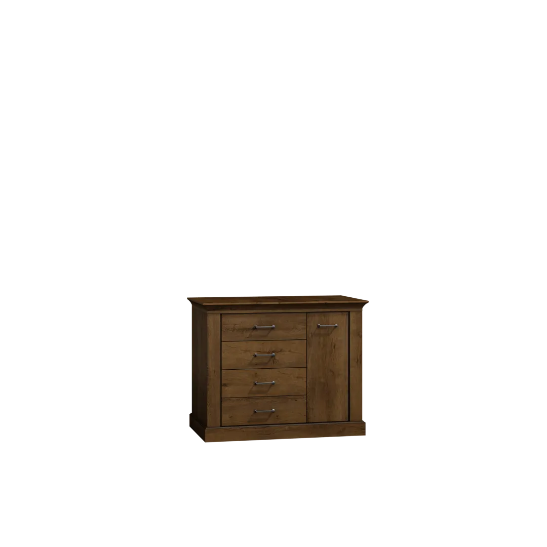 Kommode 114 cm NIKA, hellaschfarben